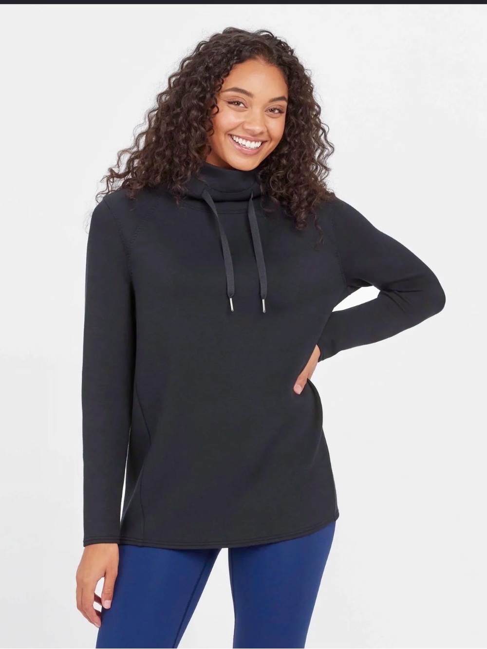 Spanx AirEssentials 'Got-Ya-Covered' Pullover Blaci size Small